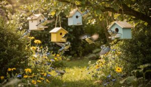 La teinte qui attire les mésanges et les fait nicher dans votre jardin