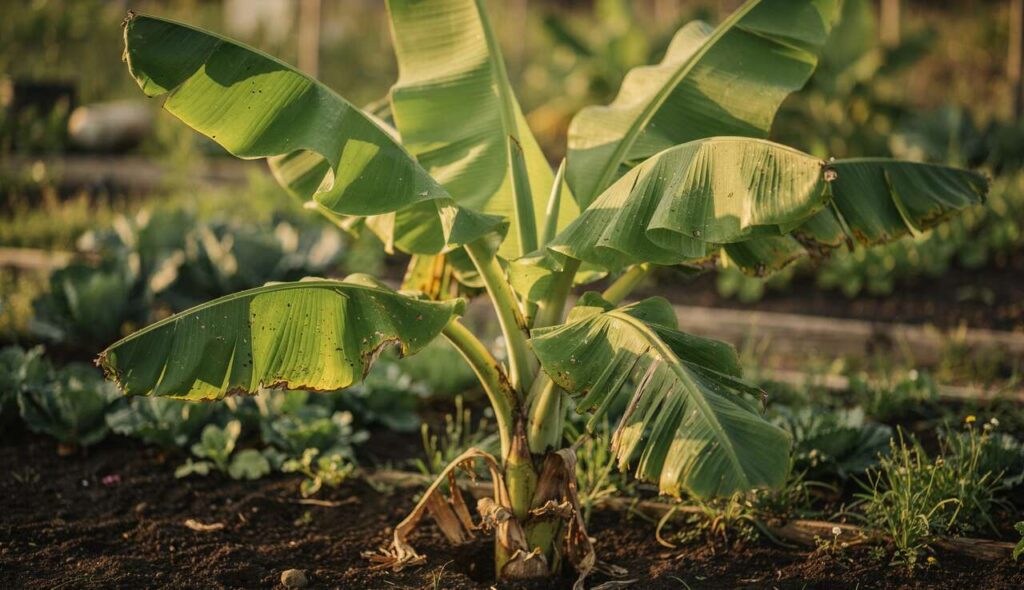 Le bananier n&rsquo;est pas là pour décorer : au potager, il remplit un rôle clé (et insoupçonné)