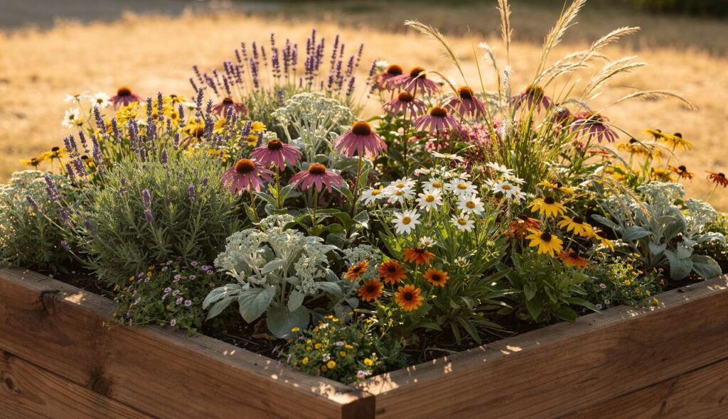 Si votre jardinière surélevée se dessèche, ces 15 vivaces résistantes vont vous sauver la saison
