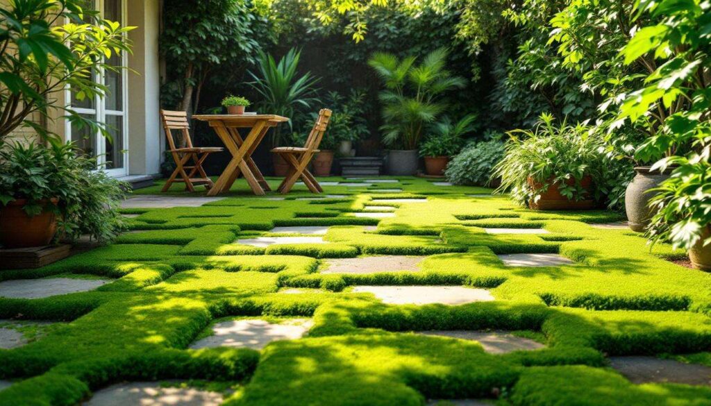 Mousse sur la terrasse : le mélange naturel validé par les paysagistes pour l'éliminer durablement