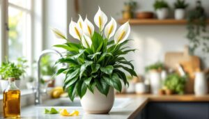 Arrosez vos lys de la paix une fois par mois avec ces deux ingrédients de cuisine pour les couvrir de fleurs